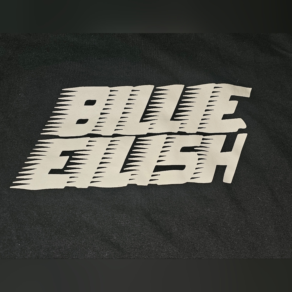 Billie Eilish Black concert Graphic Tee size large